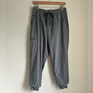 Figs Sage Green Double Mesh Lined Technical Collection Jogger Pants M Petite